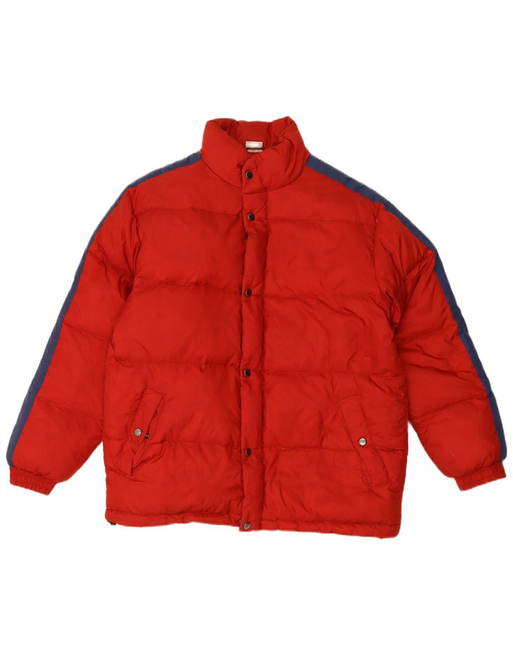 Jaqueta acolchoada masculina ACTIVE UK 38 Medium Red Colourblock Nylon