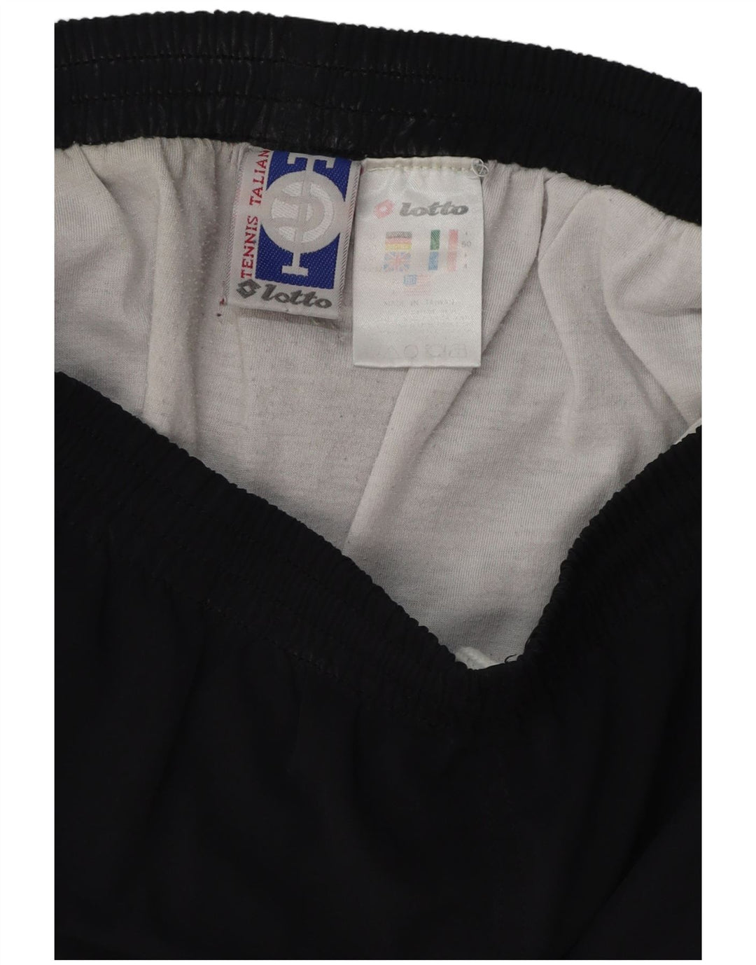 LOTTO Mens Sport Shorts UK 40/42 Grande Poliéster Preto