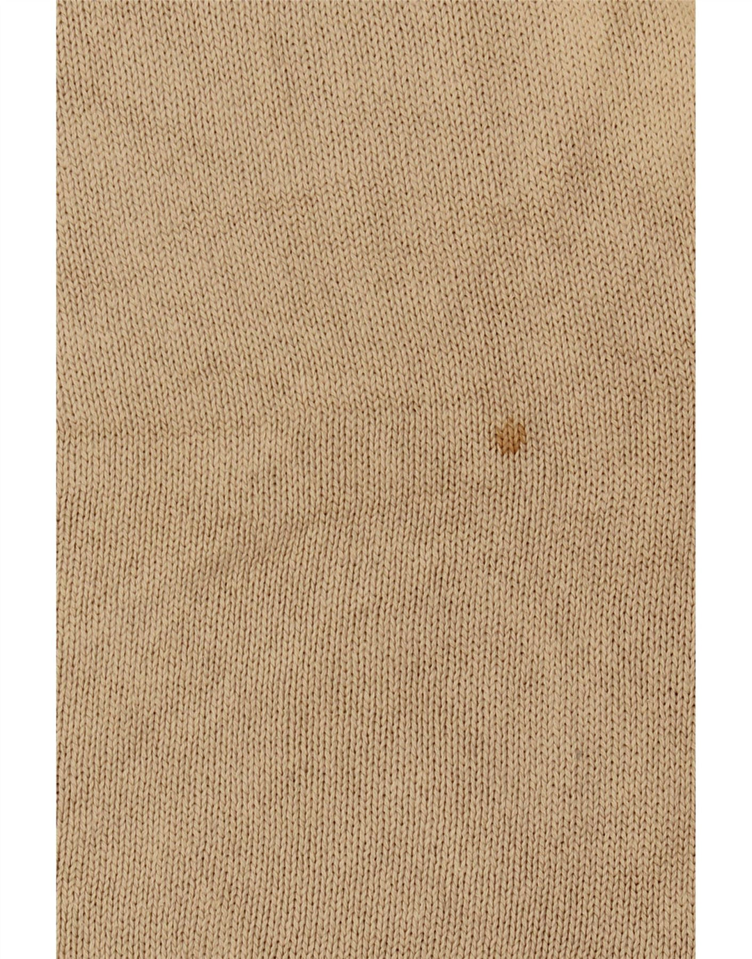 Suéter masculino Trussardi com decote em V, grande algodão bege