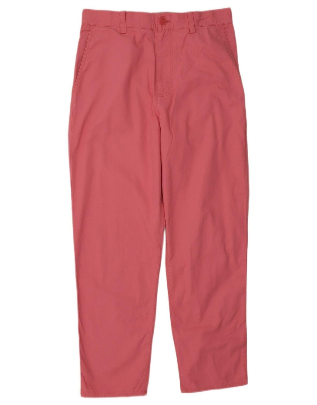 Calça chino feminina COS cintura alta reta UE 40 médio W30 L27 rosa