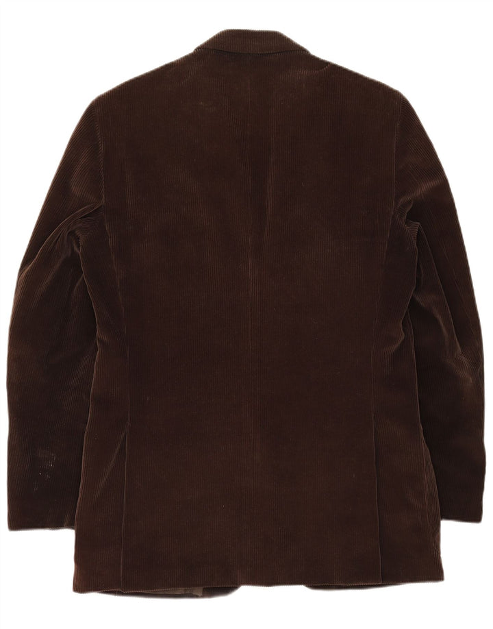 Velluto Duca Visconti Jaqueta blazer masculina de 3 botões IT 48 Médio Marrom