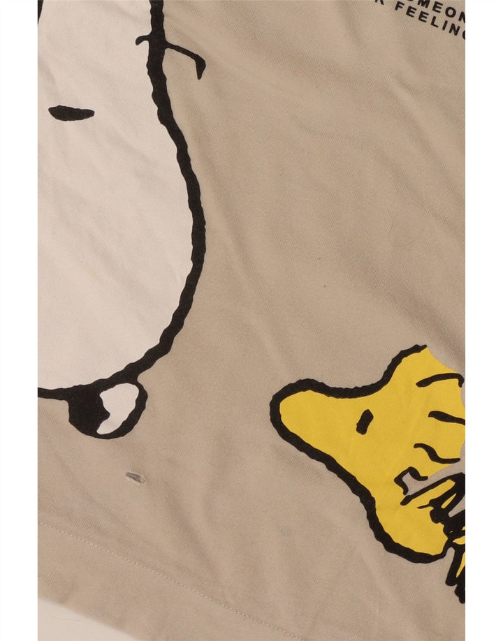 Zara Boys Camiseta gráfica top 9-10 anos off white
