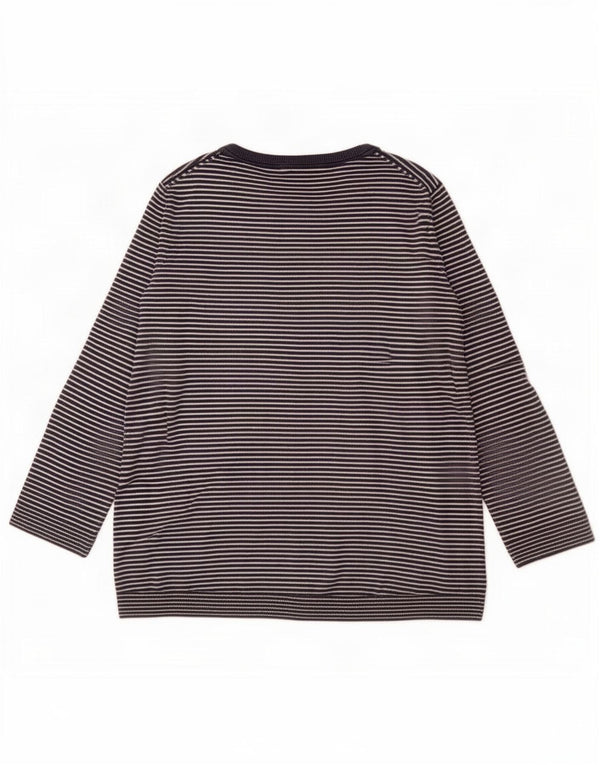 Suéter feminino Gap com gola canoa e listrado azul marinho médio UK 14