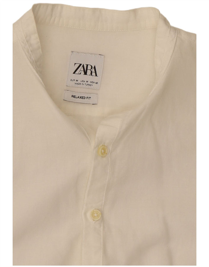 Pulôver masculino Zara com ajuste relaxado médio branco