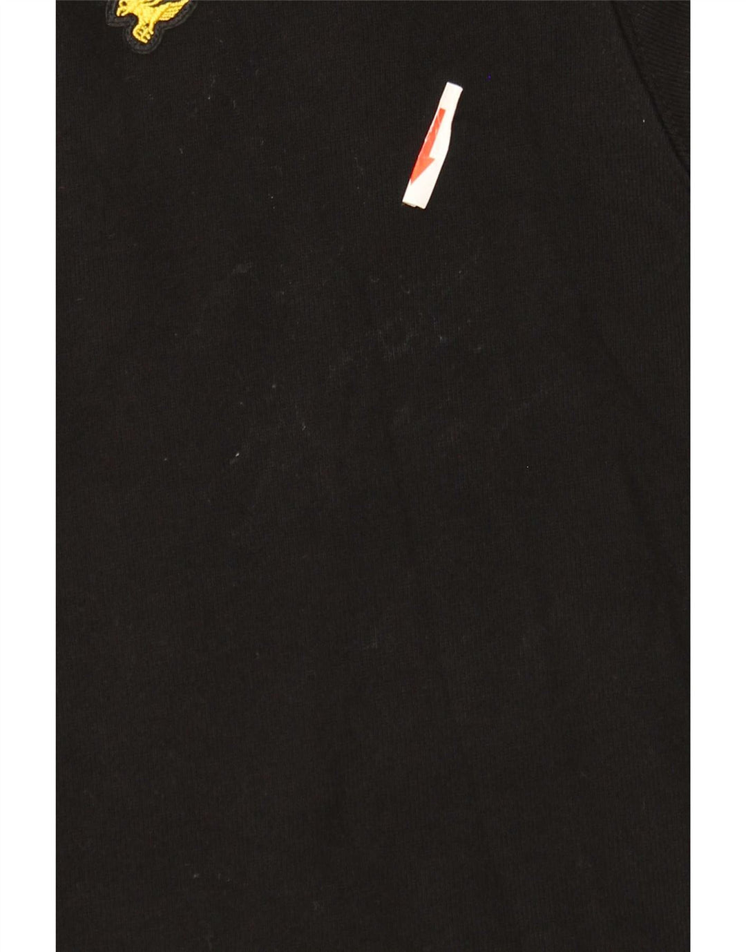 Lyle & Scott moletom com capuz masculino médio algodão preto