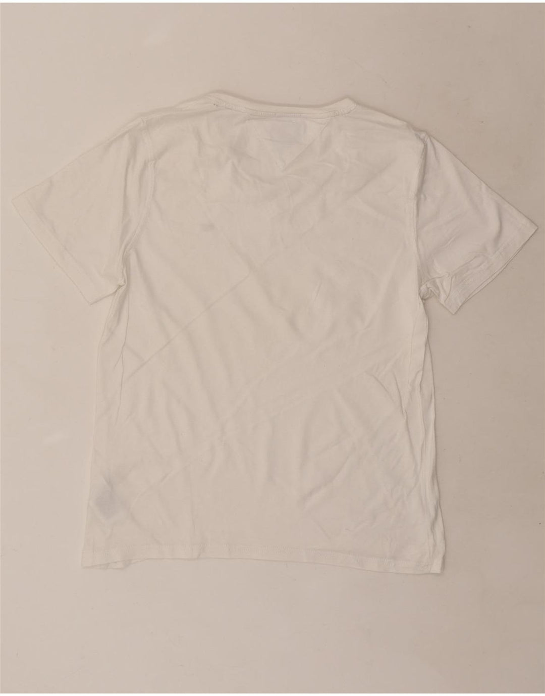 Camiseta masculina Tommy Hilfiger Top médio algodão branco