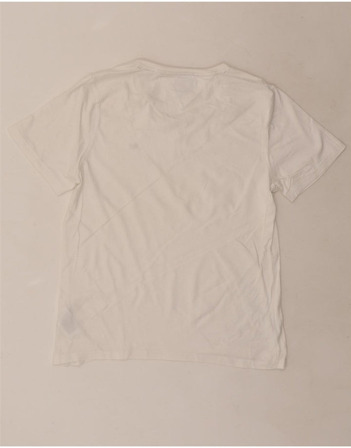 Camiseta masculina Tommy Hilfiger Top médio algodão branco