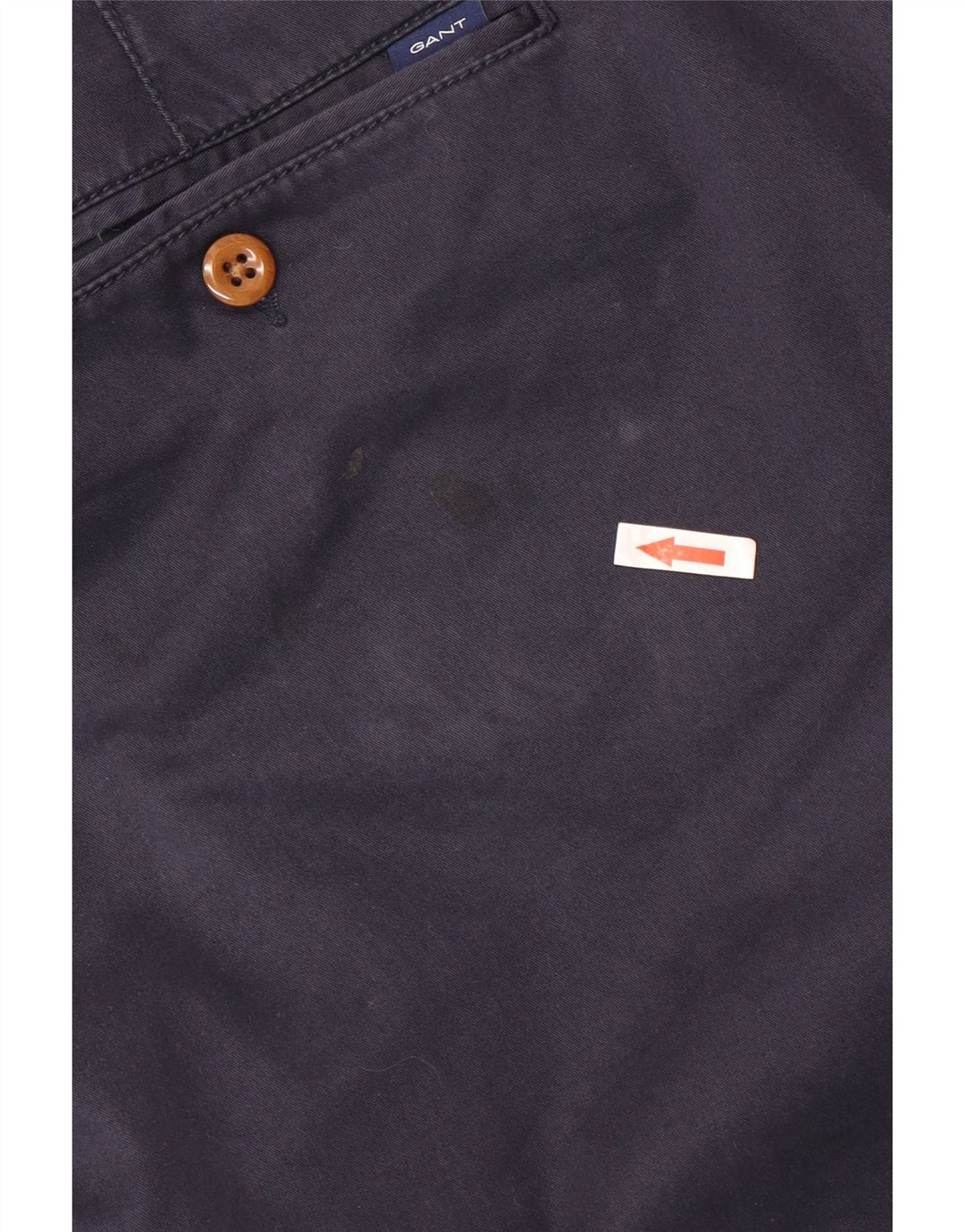 Calça Chino Regular Masculina Gant W38 L30 Algodão Azul Marinho