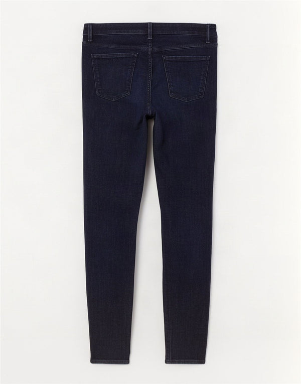 Zara Jeans Skinny Feminino EU 40 Médio W30 L27 Azul Marinho Algodão