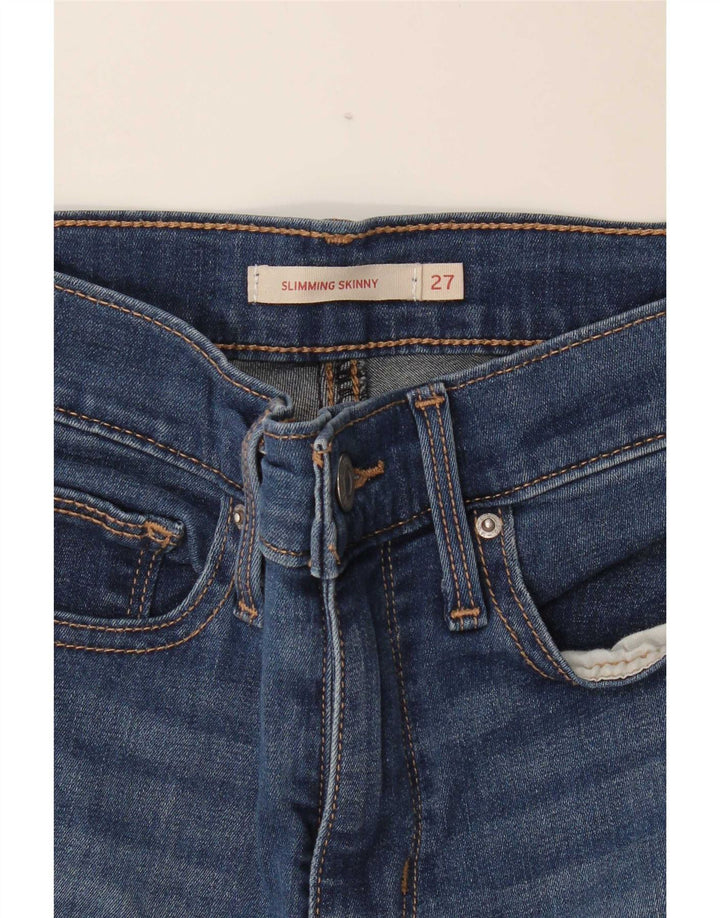 Calça jeans skinny feminina Levi's W27 L29 azul