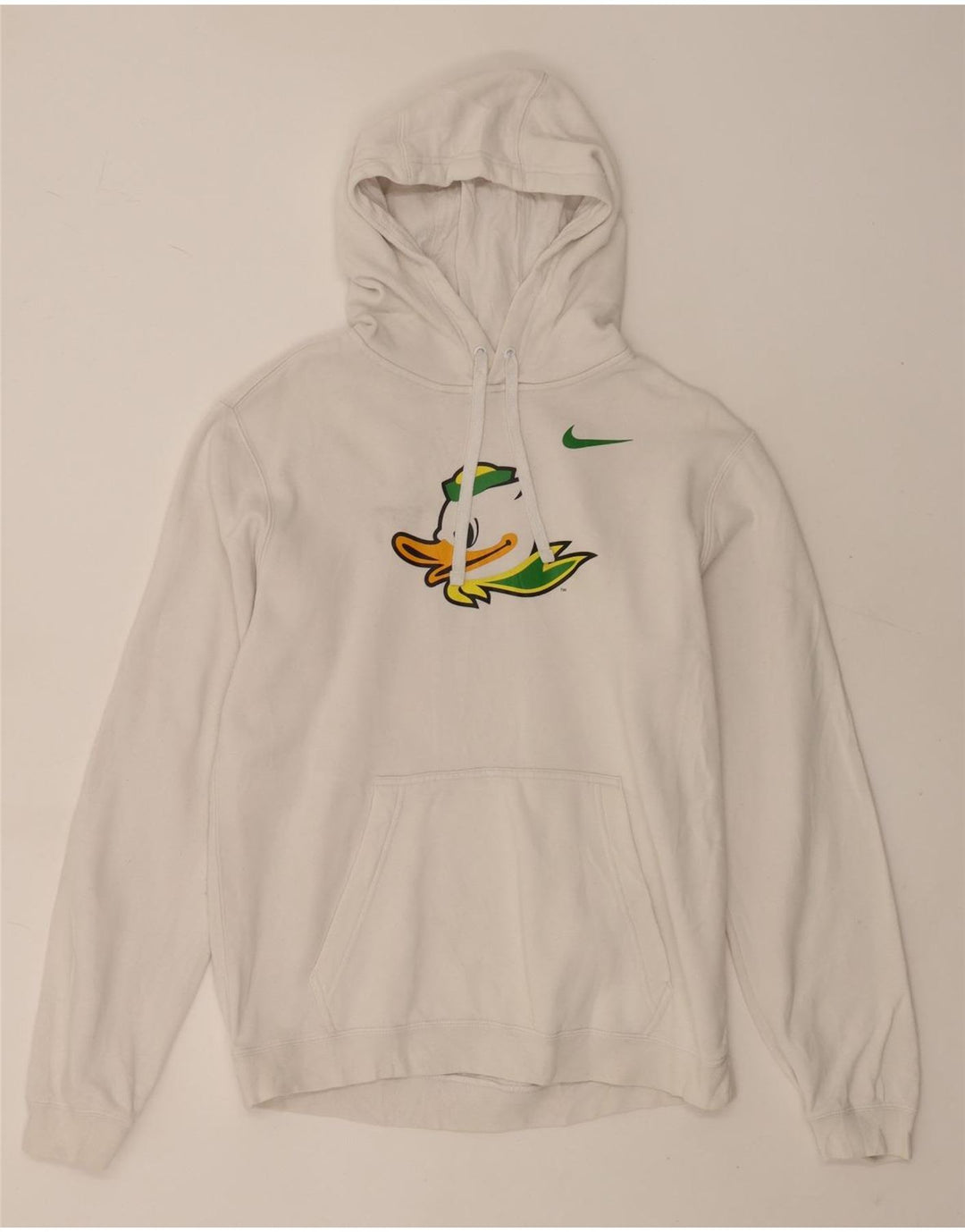 Nike masculino gráfico moletom com capuz médio algodão branco