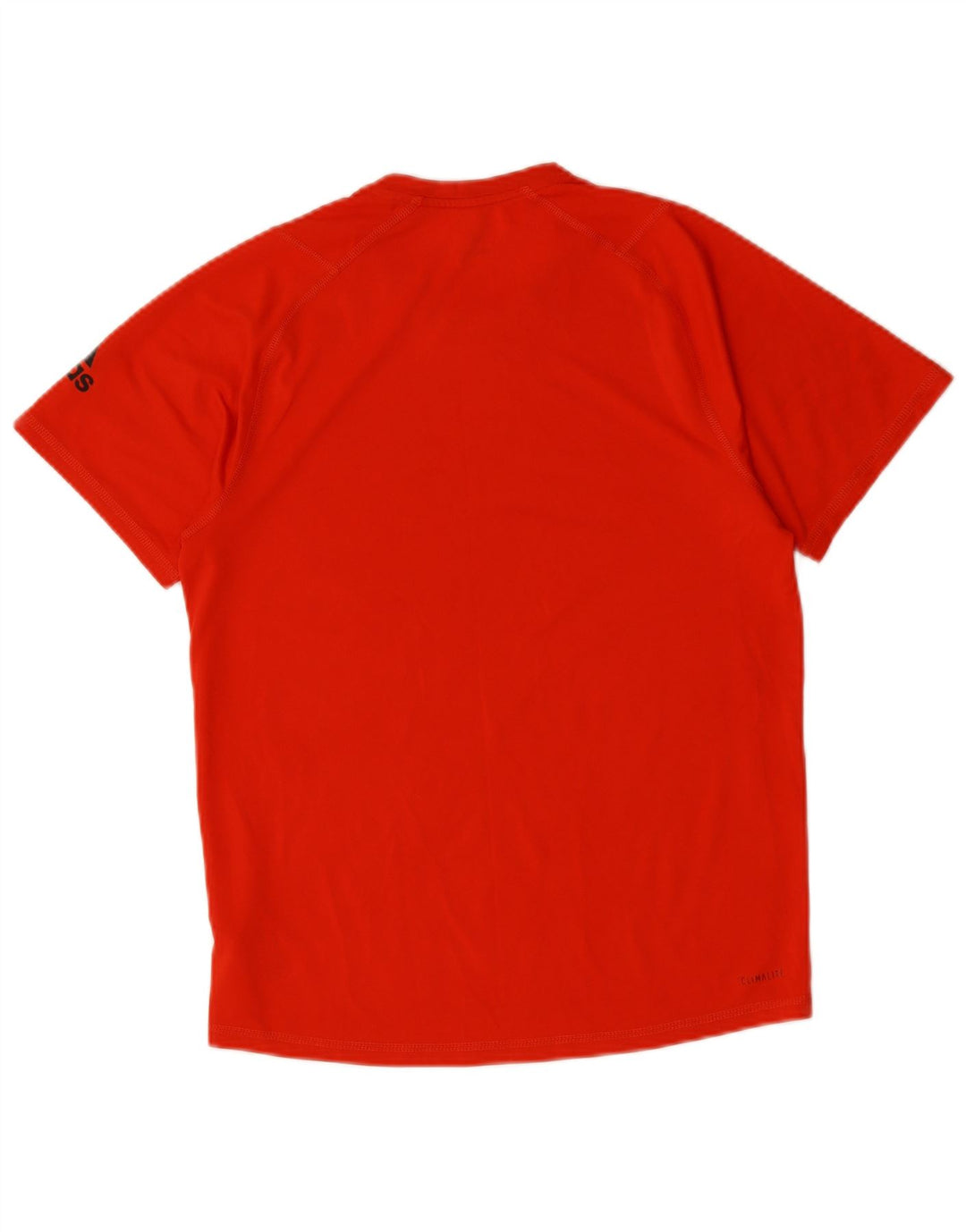 ADIDAS Mens Climalite Graphic T-Shirt Top Pequeno Poliéster Vermelho