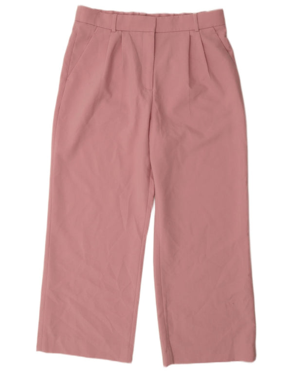 Calça chino feminina Abercrombie & Fitch US 14 XL W32 L28 rosa