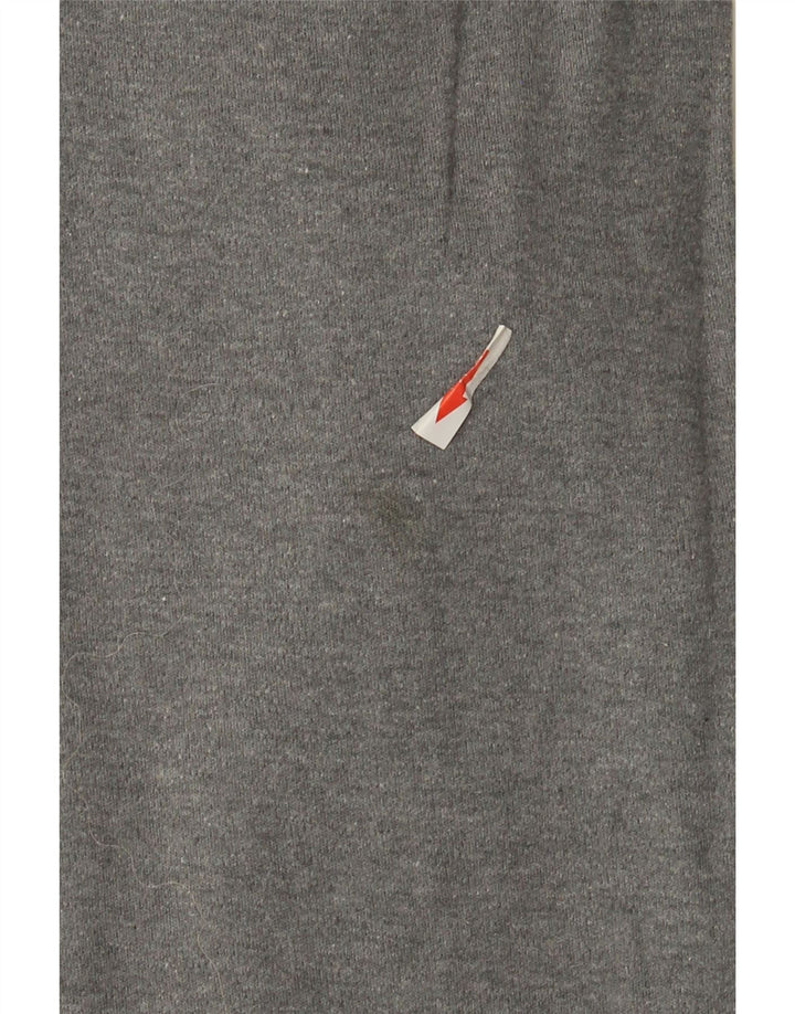 Fila Mens Top Manga Longa XL Cinza Algodão Flecked