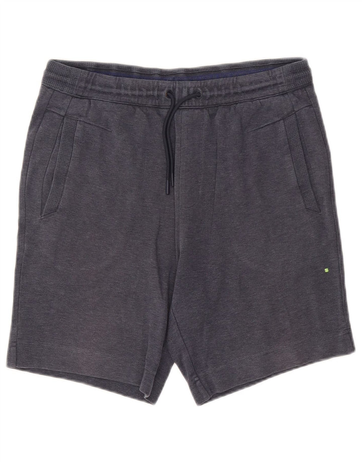 Hugo Boss Mens Graphic Sport Shorts Pequeno Azul Marinho