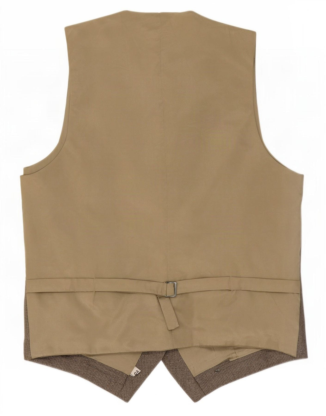 Colete masculino vintage IT 50 espinha de peixe cinza médio