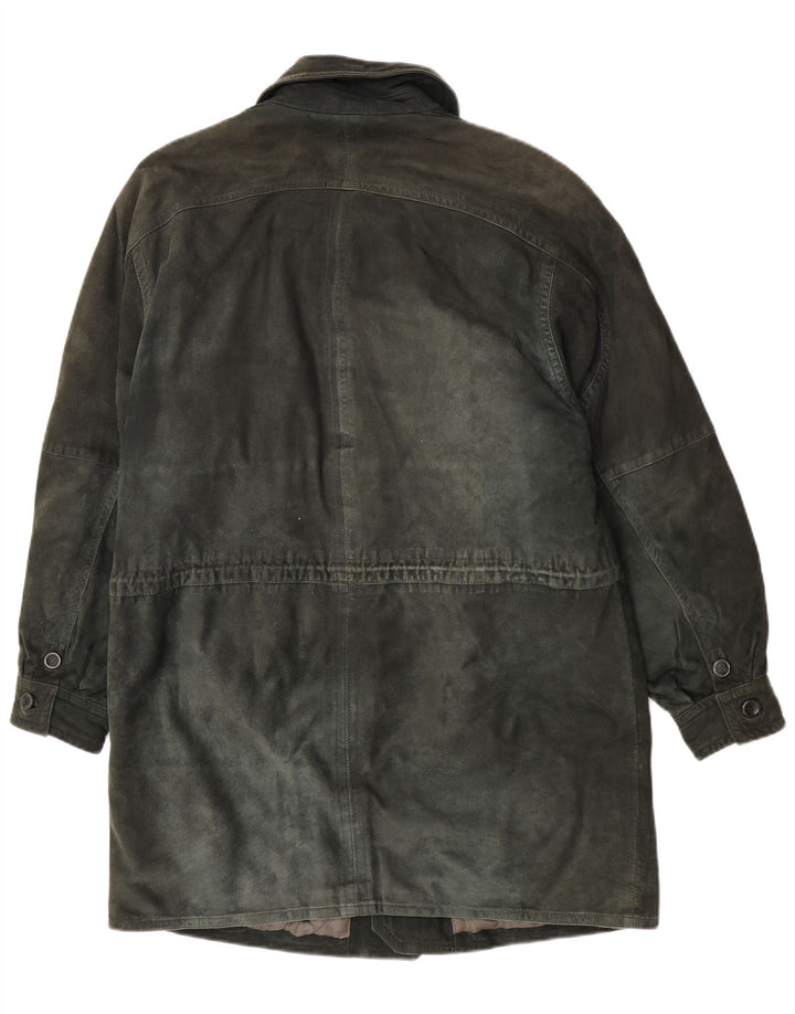Casaco corta-vento masculino Cerruti 1881 em camurça IT 50 grande verde