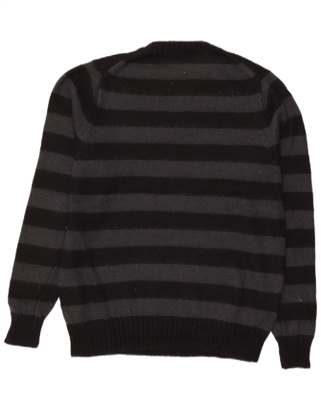 Suéter masculino Marks & Spencer Autograph com zíper e gola listrada preta média