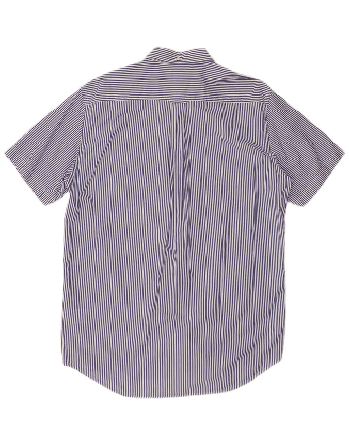 Camisa masculina GANT de ajuste regular tamanho 41/42 16 1/2 grande listra azul marinho