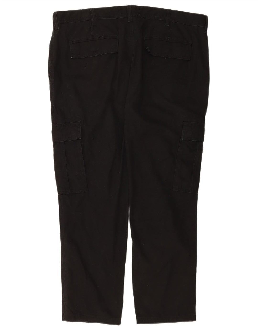 Calça cargo slim masculina Marks & Spencer W40 L29 algodão preto