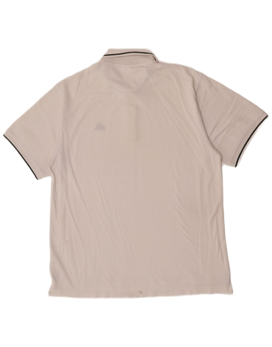 Camisa polo masculina Adidas grande algodão branco