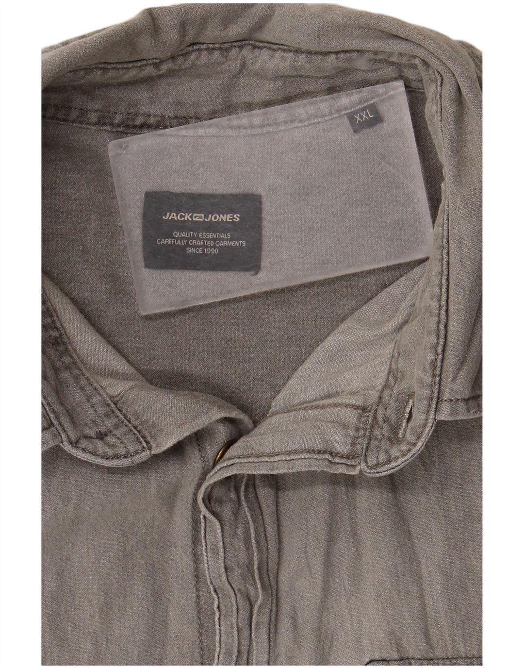 Camisa masculina Jack & Jones 2XL algodão cinza