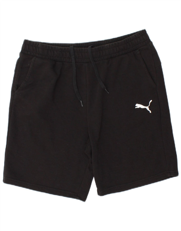 Shorts esportivos masculinos PUMA grandes pretos