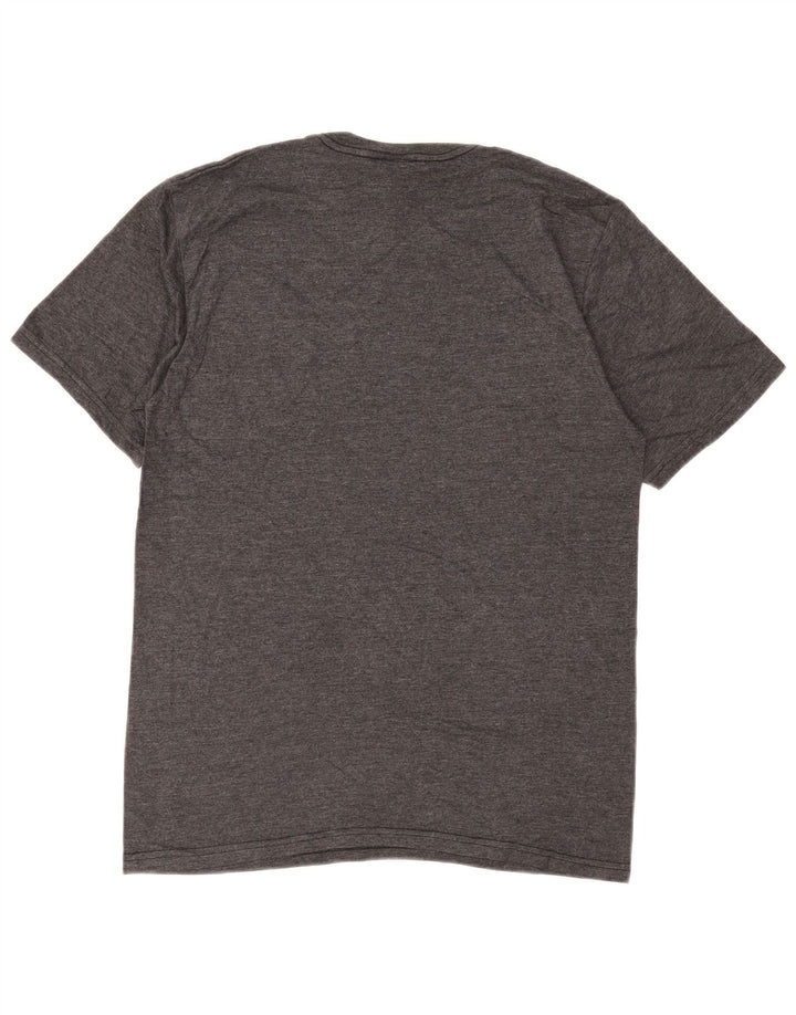 Camiseta masculina gráfica Volcom algodão cinza médio
