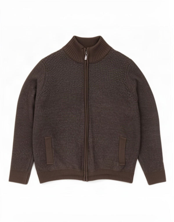 Suéter cardigã masculino Marks & Spencer XL cinza acrílico