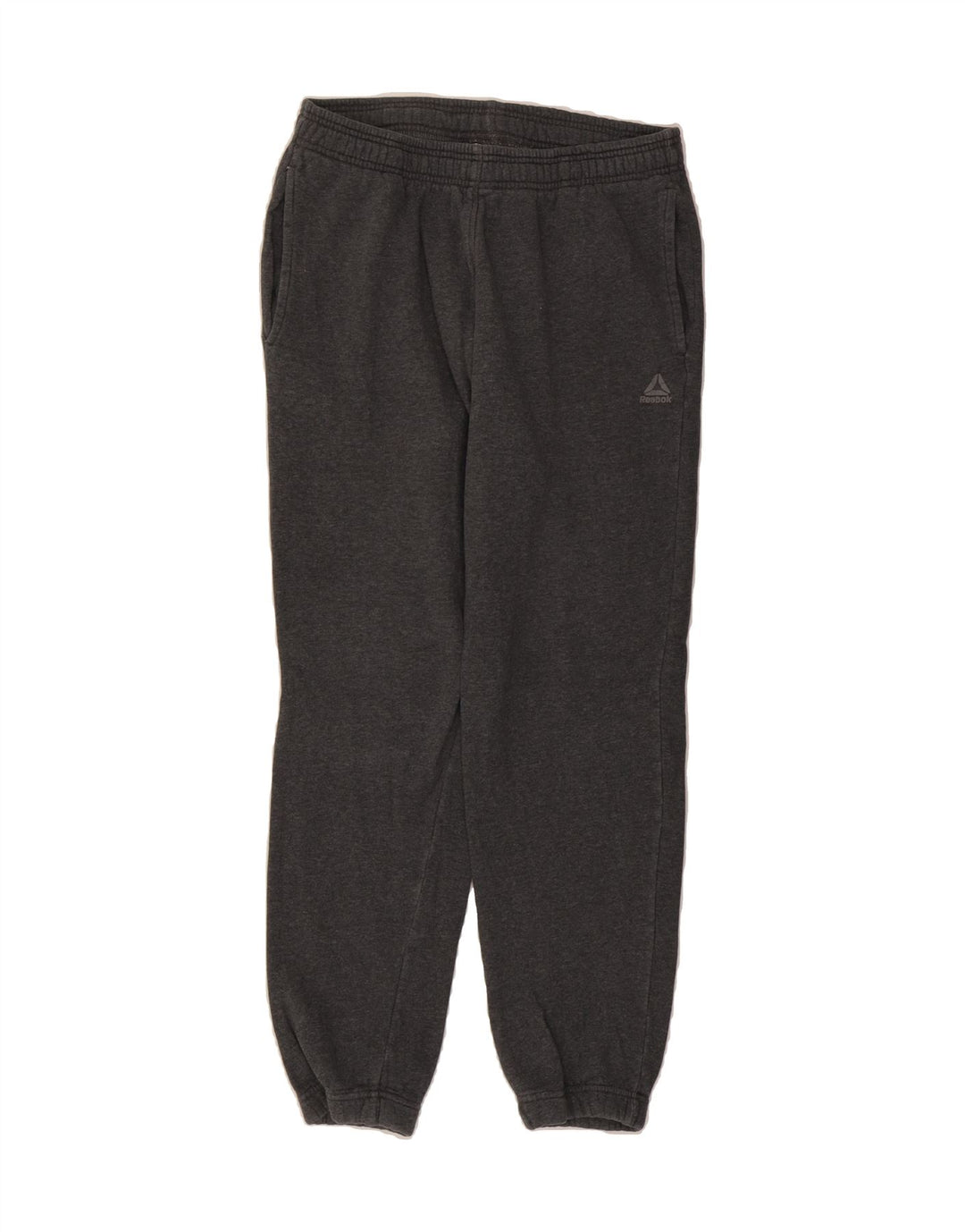 REEBOK Mens Tracksuit Trousers Joggers Medium Grey Cotton Vintage Reebok and Second-Hand Reebok from Messina Hembry 