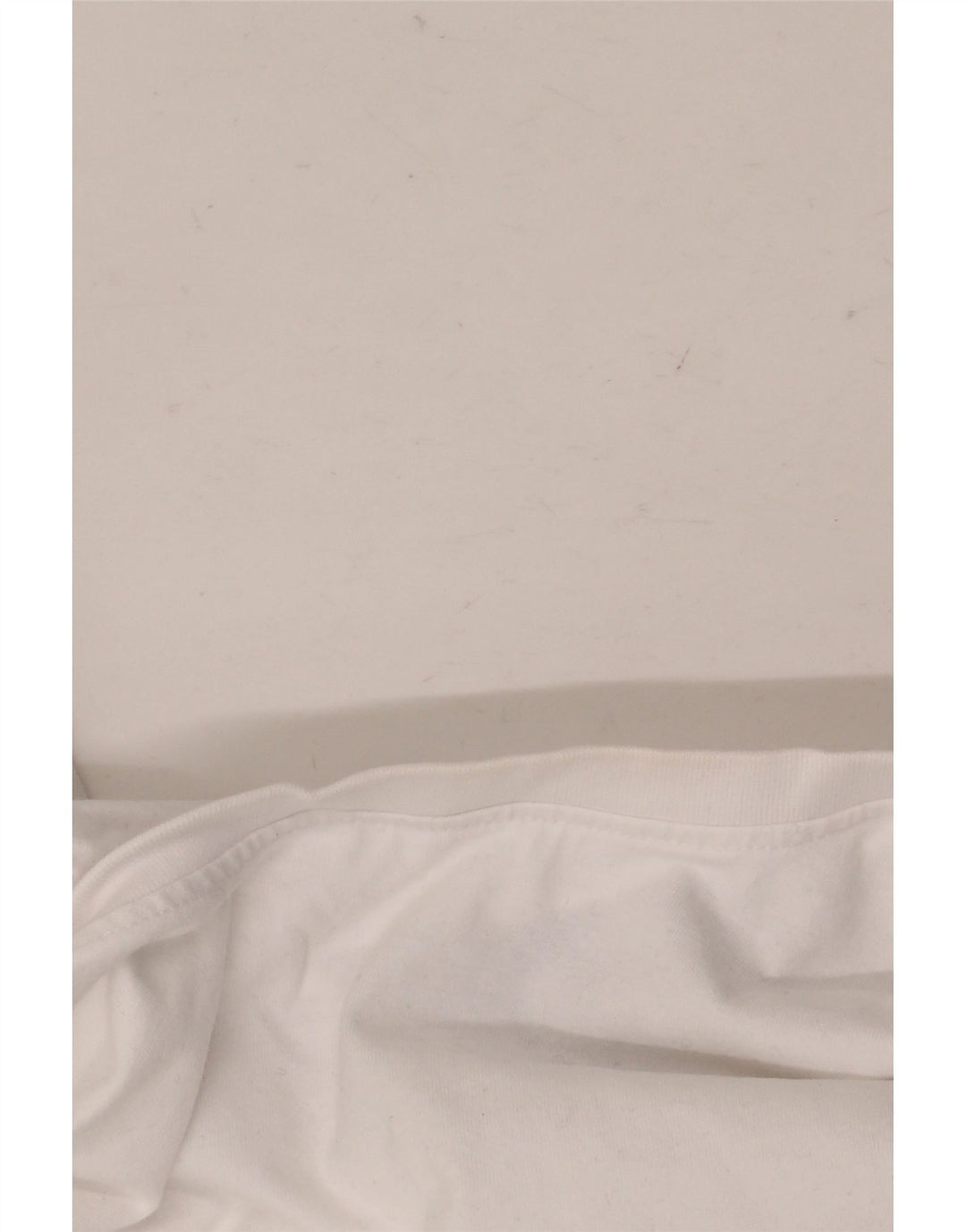 Camiseta masculina CREW CLOTHING Top grande de algodão branco