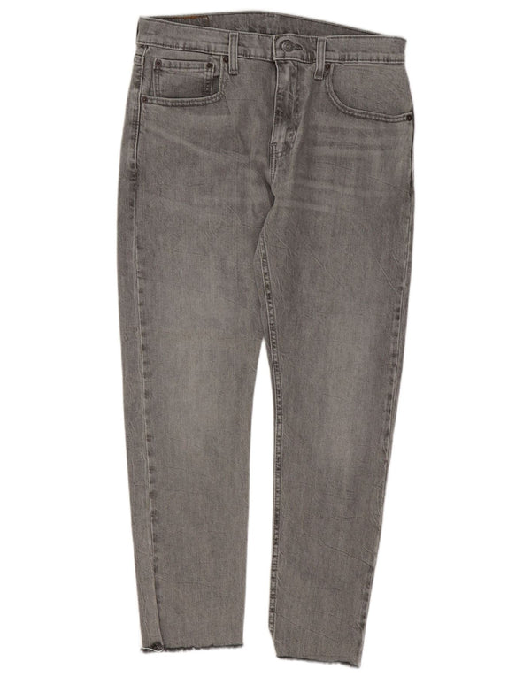 Calça jeans masculina Levi's 512 Slim Tapered W32 L28 cinza algodão