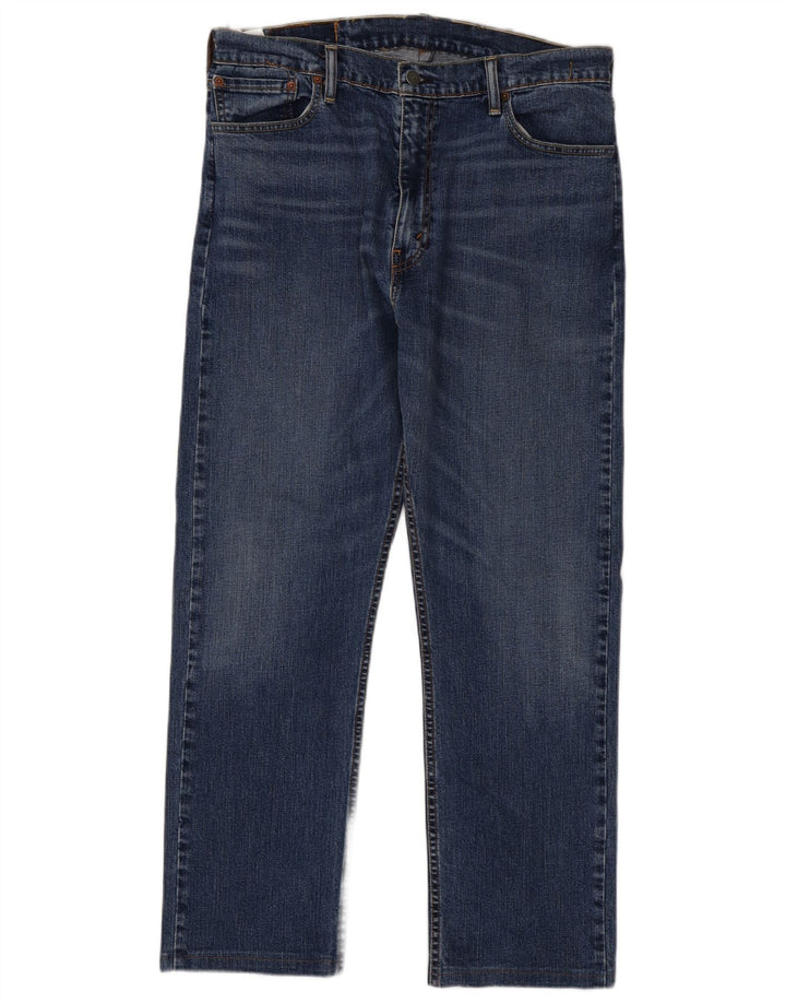 Levi's Masculino 518 Straight Jeans W38 L29 Azul Algodão