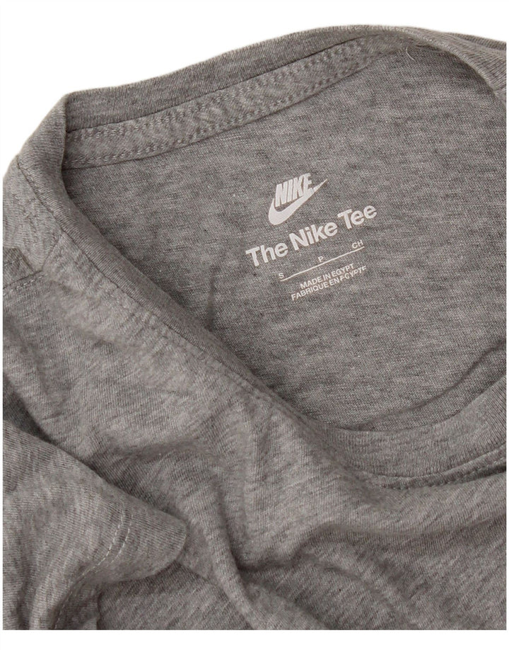 Camiseta Nike Masculina Top Pequena Cinza