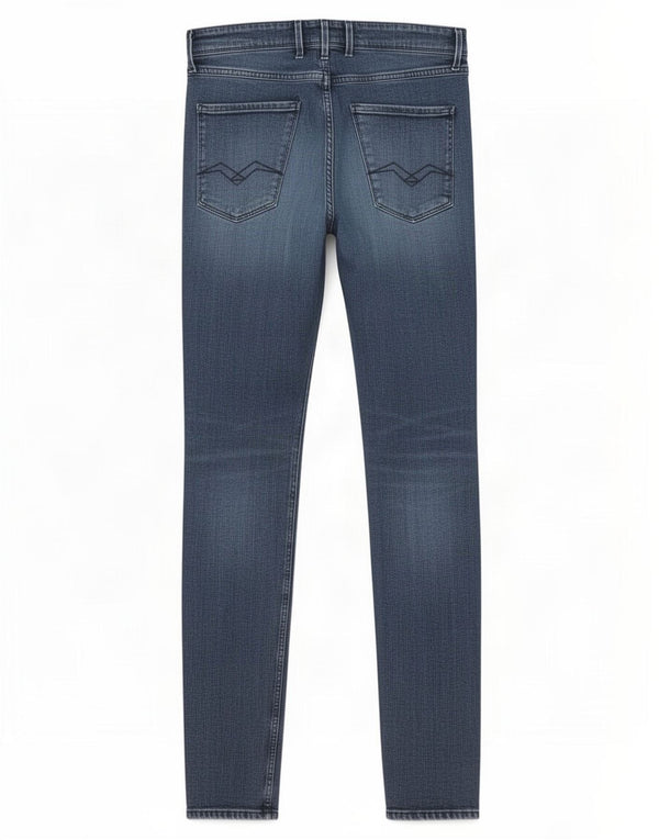 Replay Masculino Anbass Slim Jeans W33 L31 Azul Algodão