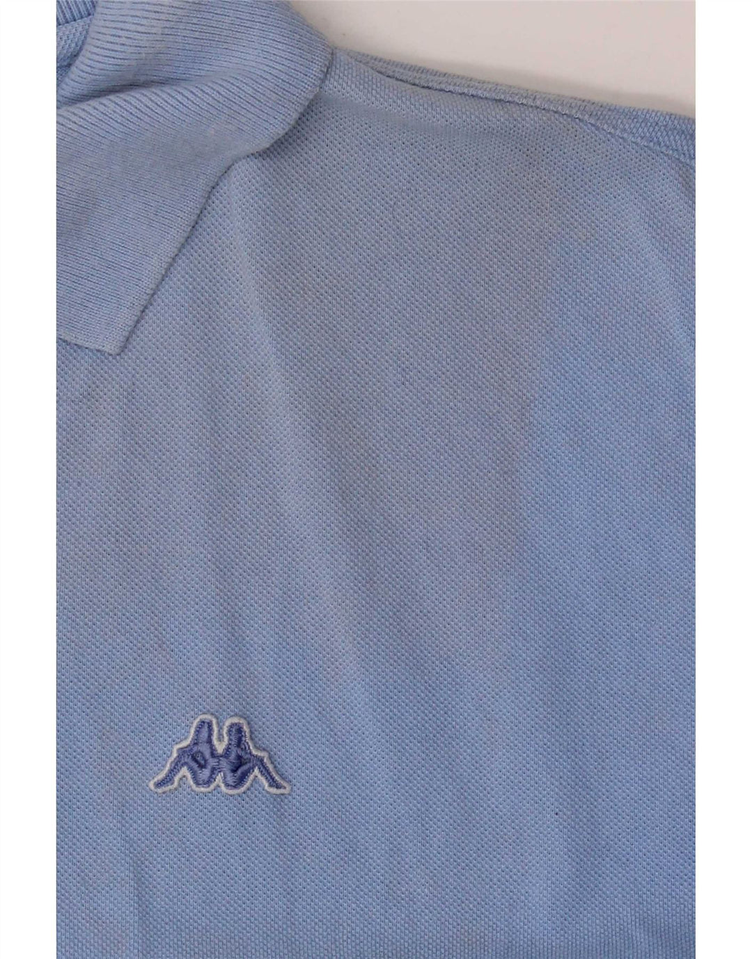 Camisa polo masculina Kappa grande algodão azul
