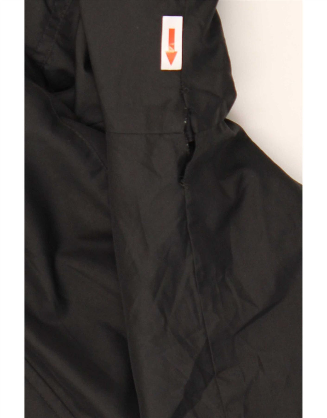Jaqueta corta-vento com capuz Adidas meninos 13-14 anos preto poliéster