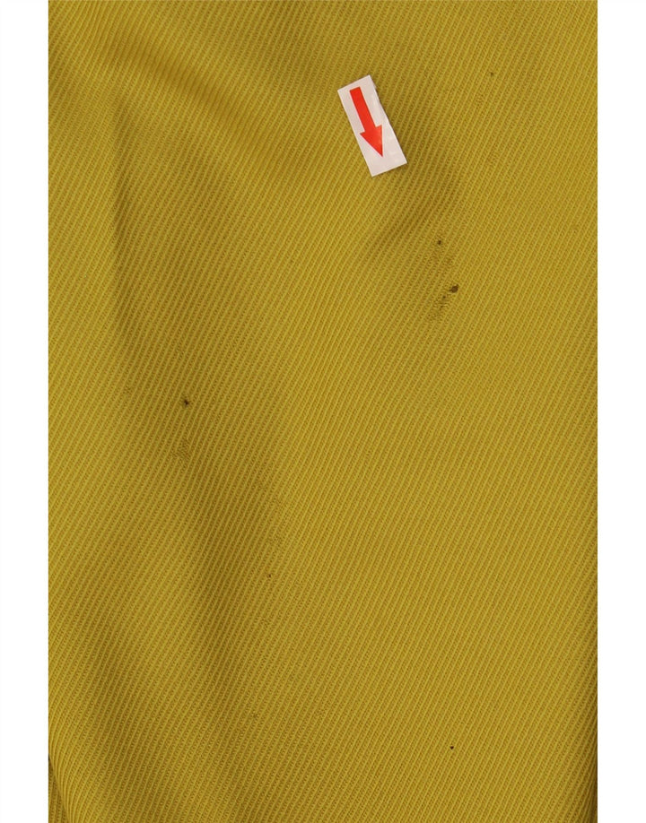 Sobretudo oversized feminino vintage IT 44 lã amarela média