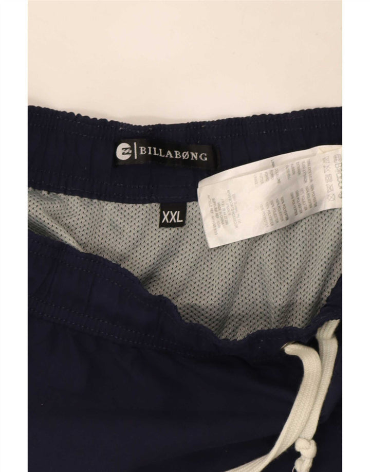 Shorts de natação masculino Billabong 2XL poliéster azul marinho