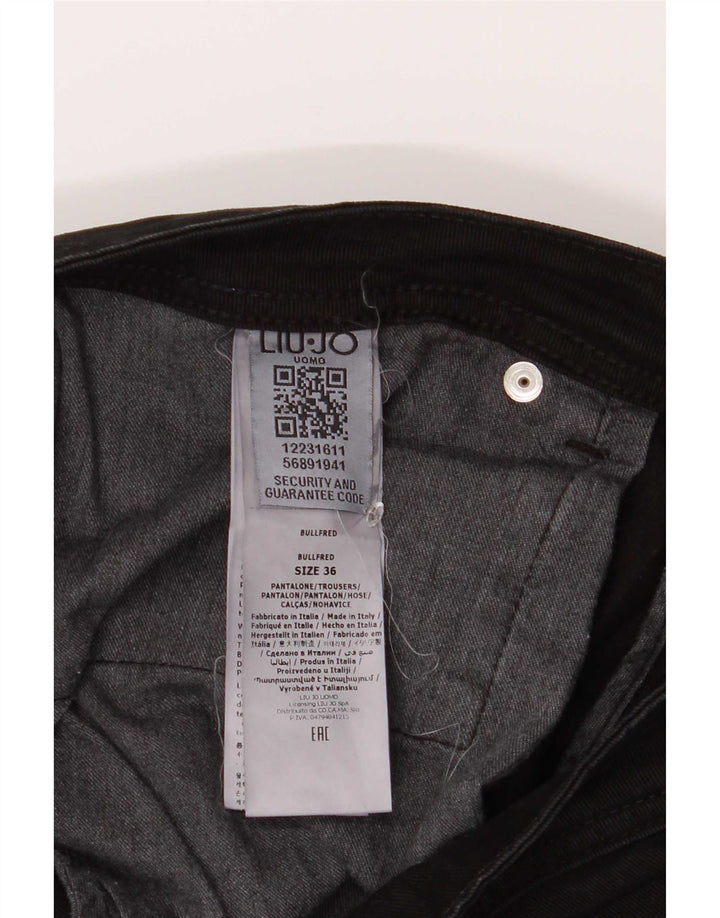Liu Jo Masculino Fred Regular Calça Jeans W36 L29 Algodão Preto