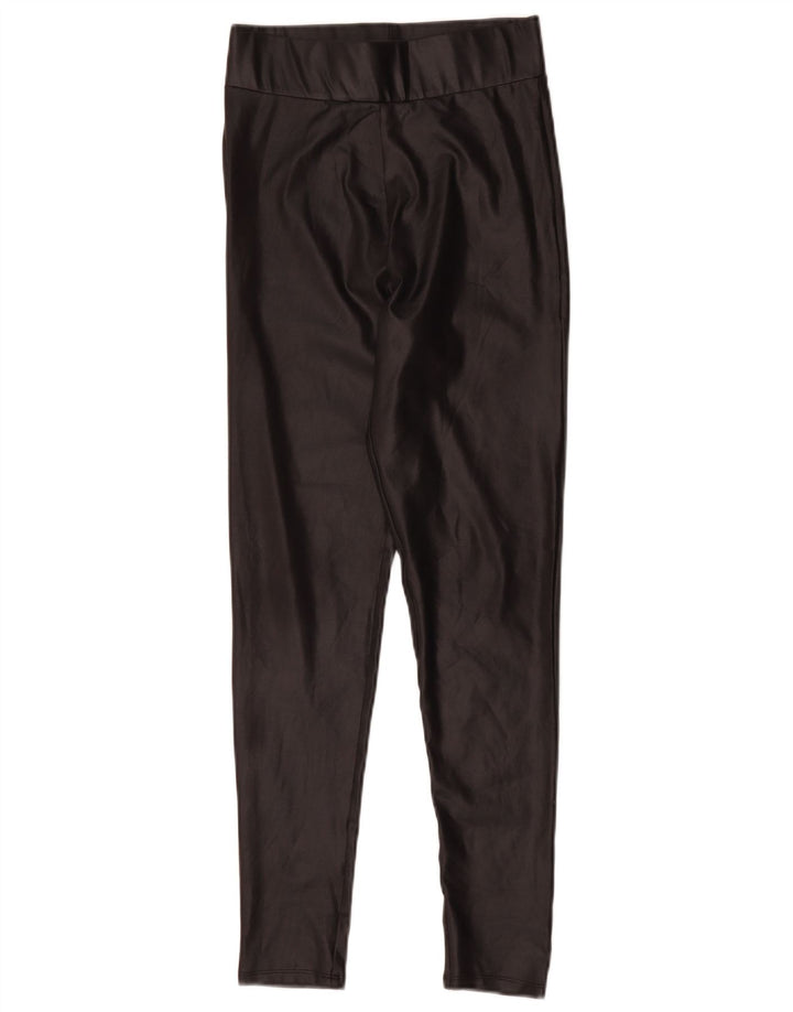 Zara Leggings Mulher UK 8 Pequenas Pretas