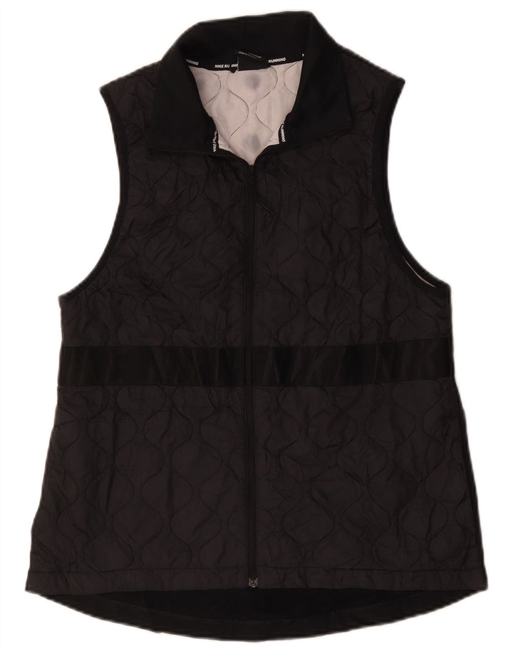 Colete Nike Feminino Graphic Quilted UK 12 Médio Preto Poliéster
