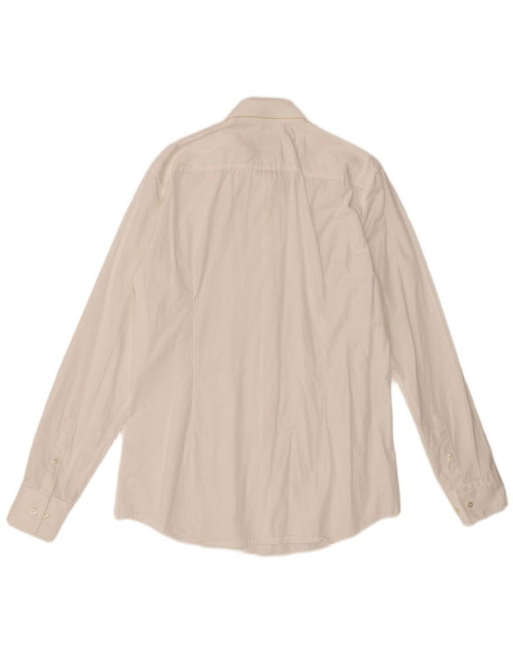 Hugo Boss Mens Camisa Slim Fit Médio Branco