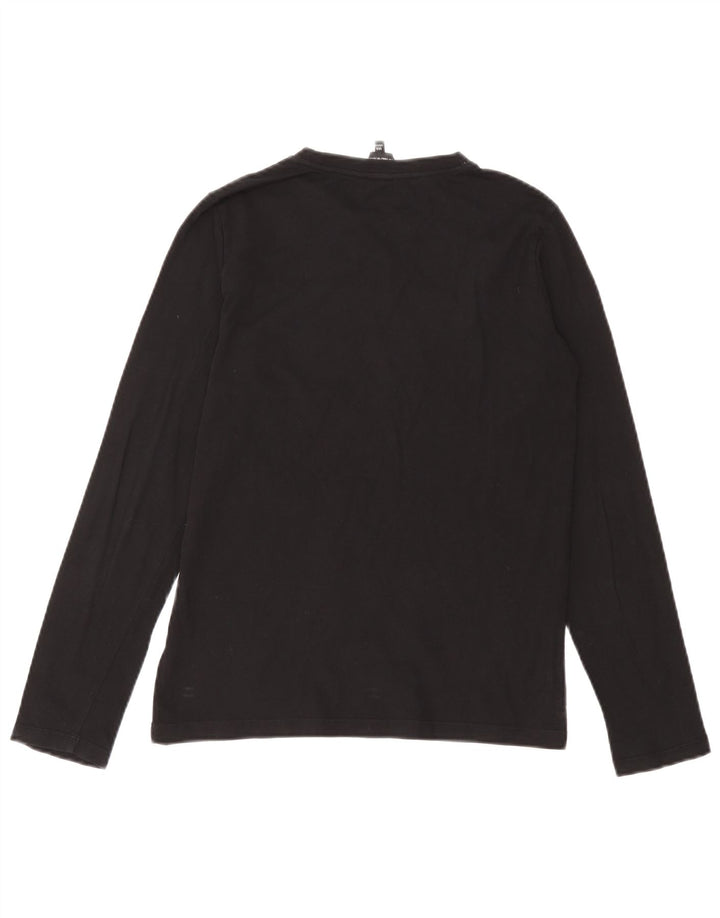Top gráfico Armani Boys manga comprida 13-14 anos preto colorblock