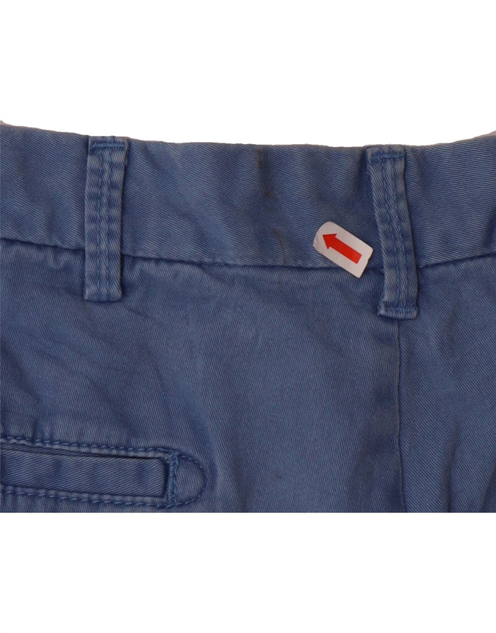 IZOD Mens Salt Water Chino Shorts W46 3XL Blue Cotton Vintage Izod and Second-Hand Izod from Messina Hembry 