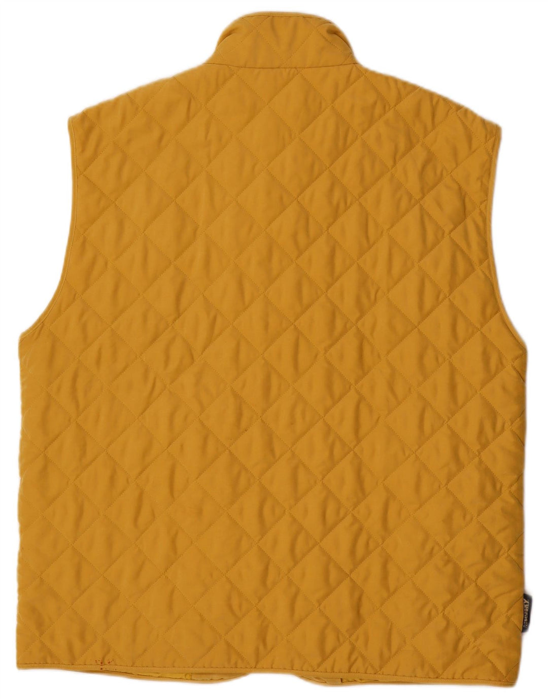 Colete acolchoado masculino Husky UK 40 poliéster amarelo grande