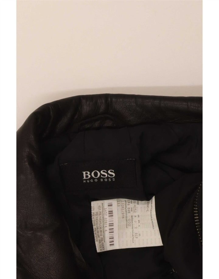 Sobretudo masculino Hugo Boss EU 52 XL policloreto preto