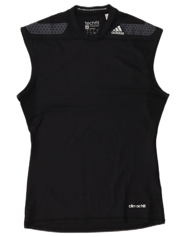 Adidas Mens Climachill Vest Top XL Black Polyester