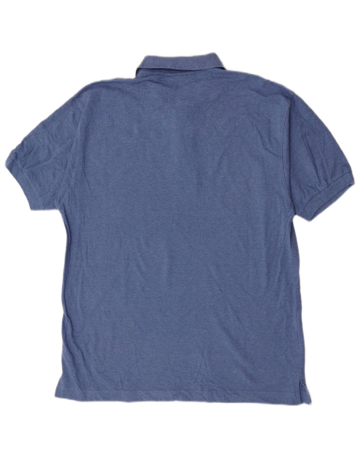 Camisa polo masculina Lotto grande algodão azul