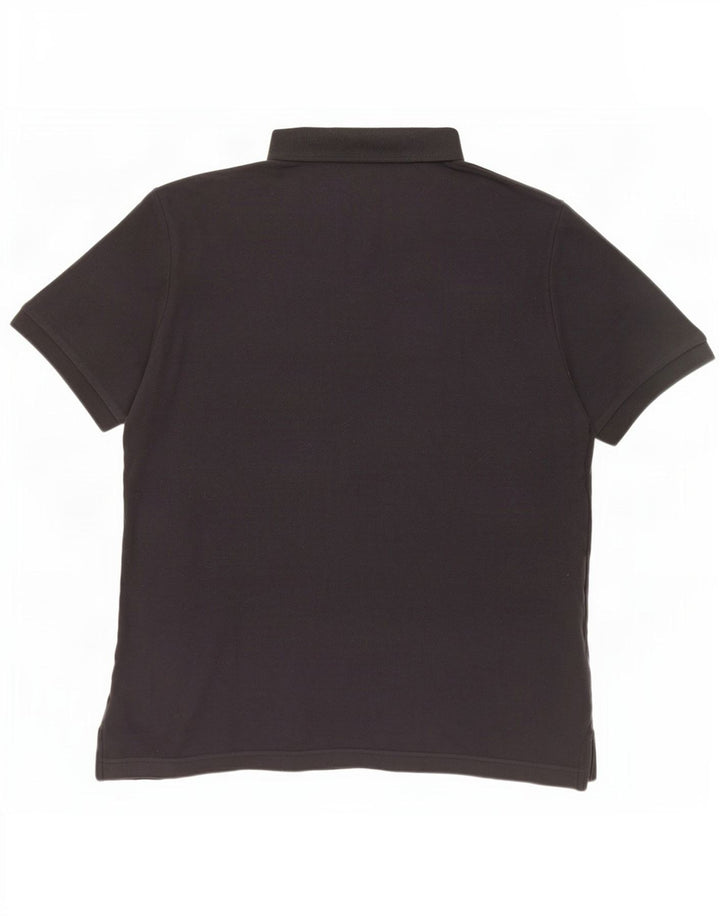 Camisa polo masculina Nike grande algodão preto